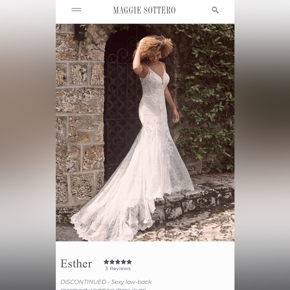 Maggie Sottero Mermaid Wedding Dress (Esther)